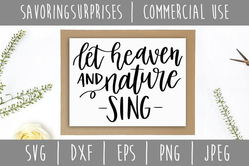 Let Heaven and Nature Sing - So Fontsy
