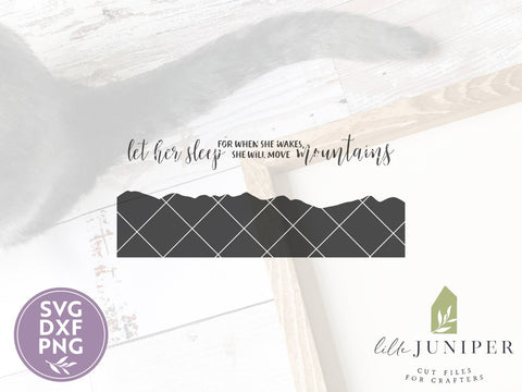 Let Her Sleep SVG | Kids svg | Farmhouse Nursery SVG SVG LilleJuniper 