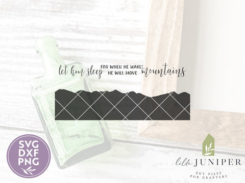 Let Him Sleep SVG | Kids svg | Farmhouse Nursery SVG SVG LilleJuniper 