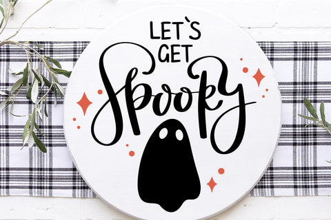 Let is get spooky SVG cut file, Cute Halloween ghost svg SVG CutePicturesStudio 