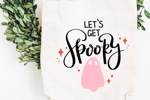 Let is get spooky SVG cut file, Cute Halloween ghost svg SVG CutePicturesStudio 