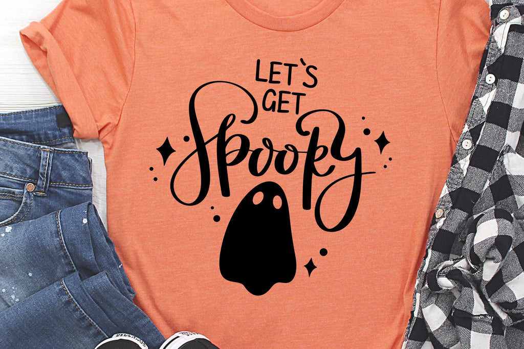 Let is get spooky SVG cut file, Cute Halloween ghost svg - So Fontsy