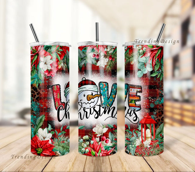 Let it Snow 20 oz Skinny Tumbler wrap PNG, Snowman Tumbler Png, Cowhide, Digital download Sublimation TrendingDesign 