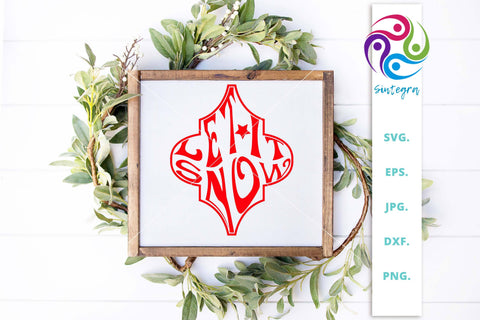 Let It Snow Arabesque Tile Svg File SVG Sintegra 