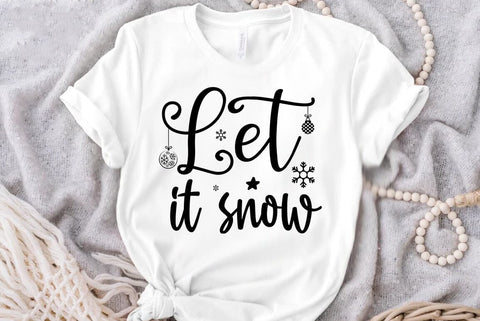 Let it snow, Christmas SVG Design SVG FiveStarCrafting 