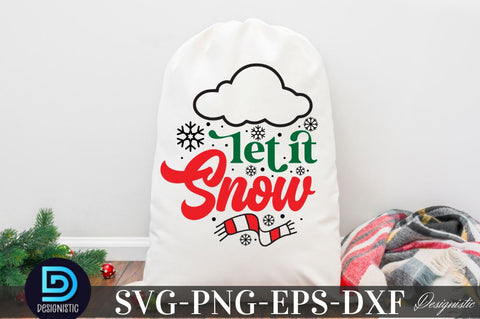 Let it snow, Christmas SVG SVG DESIGNISTIC 