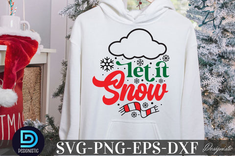 Let it snow, Christmas SVG SVG DESIGNISTIC 