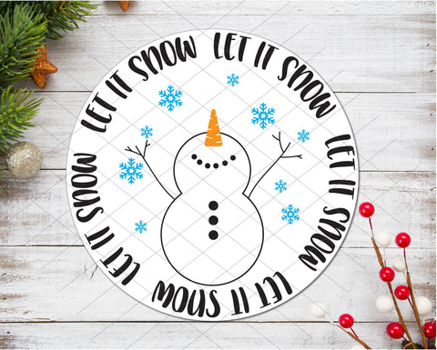 Let it Snow Door Hanger SVG | Christmas svg | Let it Snow SVG | Merry Christmas SVG | Snowflake svg | Holiday svg | Winter svg | Snowman svg SVG What A Gem SVG 