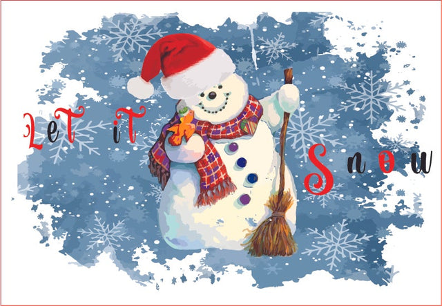 Let it snow png, sublimation graphics,, clipart, ornament Sublimation sublimationhappy 
