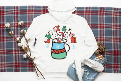 Let It Snow | Retro Christmas Sublimation Sublimation CraftLabSVG 
