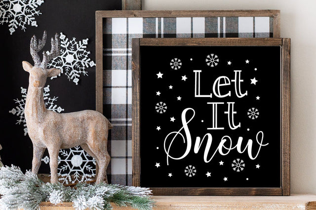 Let It Snow Sign SVG SVG zoellartz 