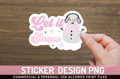 Let it snow Sublimation PNG Sublimation Regulrcrative 