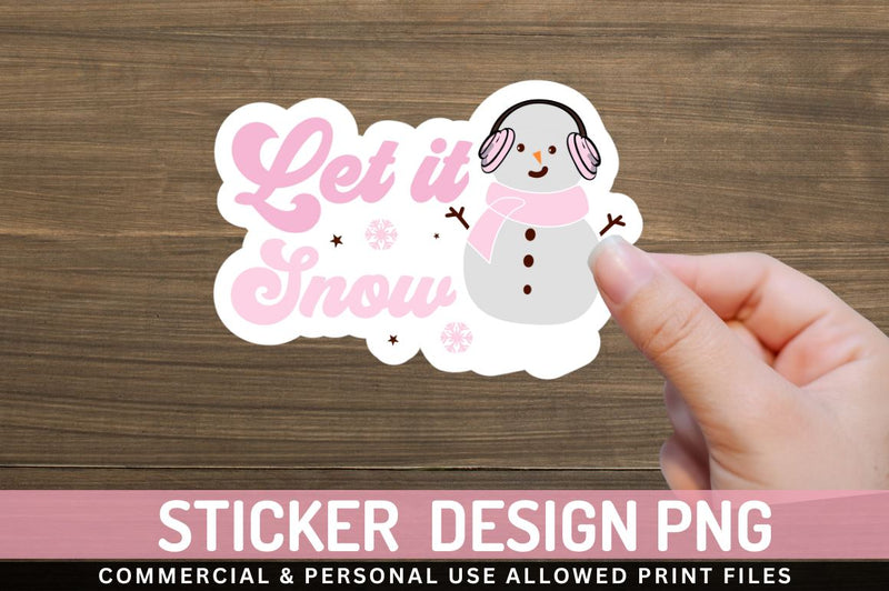 Let it snow Sublimation PNG Sublimation Regulrcrative 