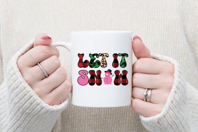 Let it snow sublimation Sublimation SVGista 