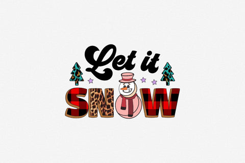 Let it snow Sublimation SVGArt 