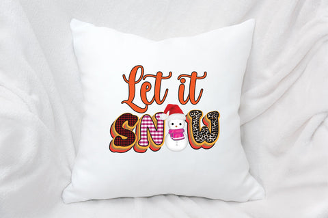 Let It Snow Sublimation SVGArt 
