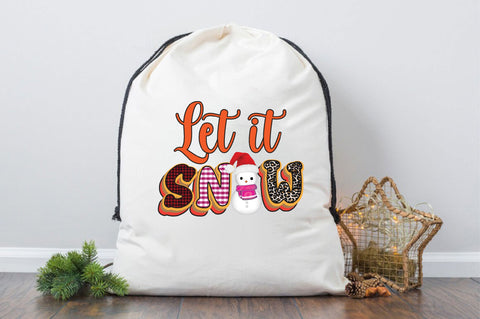 Let It Snow Sublimation SVGArt 
