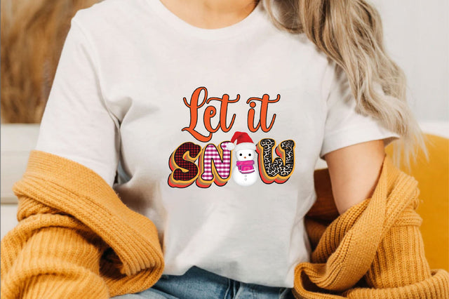 Let It Snow Sublimation SVGArt 