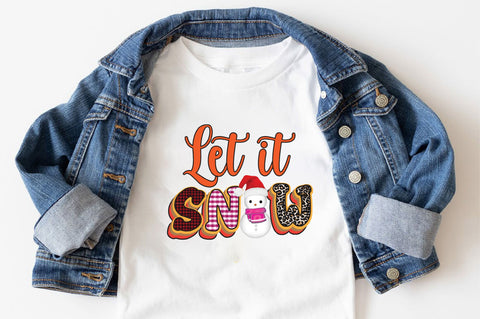 Let It Snow Sublimation SVGArt 