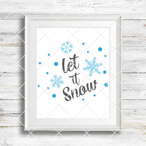 Let It Snow SVG Abba Designs 