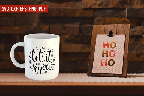 Let it Snow SVG | Christmas Ornament SVG | Christmas quotes SVG Irina Ostapenko 