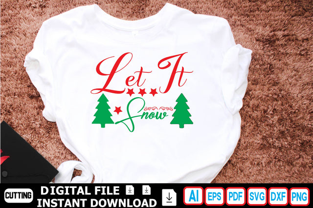 Let It Snow SVG Craftlabsvg24 