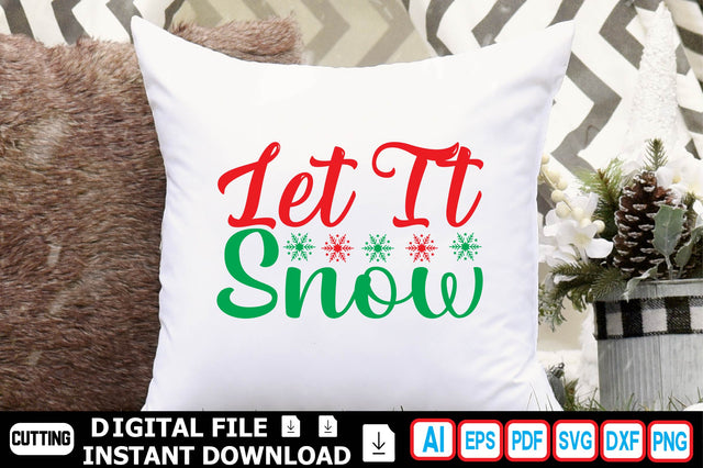 Let It Snow SVG Craftlabsvg24 