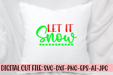 Let It Snow SVG Cut File SVG Syaman 