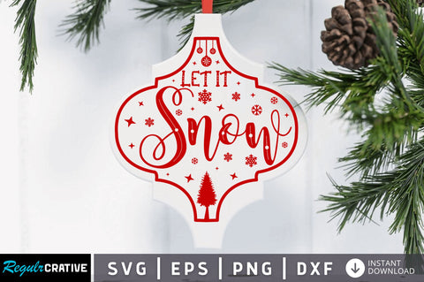 Let it snow SVG Design SVG Regulrcrative 