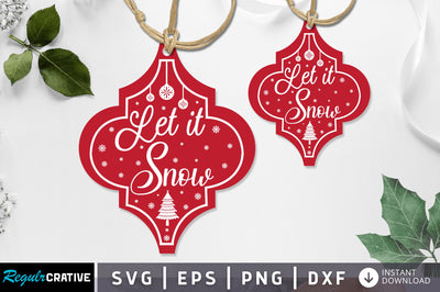 Let it snow SVG Design SVG Regulrcrative 
