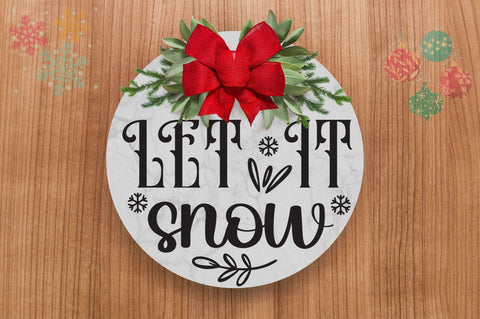 let it snow SVG Design SVG Regulrcrative 