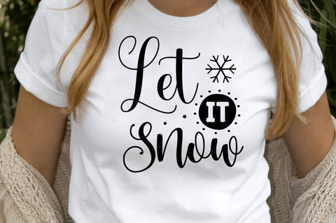 Let it snow SVG Design SVG Regulrcrative 