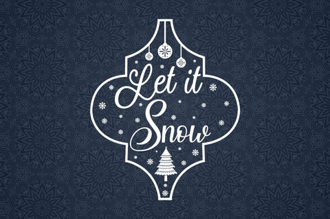 Let it snow SVG Design SVG Regulrcrative 