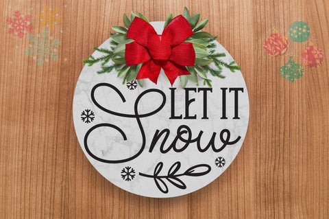 Let it snow SVG Design SVG Regulrcrative 