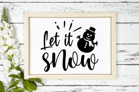 Let it snow SVG Design SVG Regulrcrative 