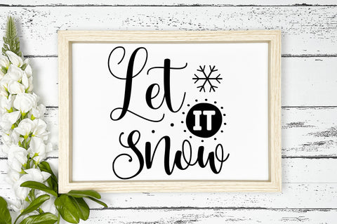 Let it snow SVG Design SVG Regulrcrative 