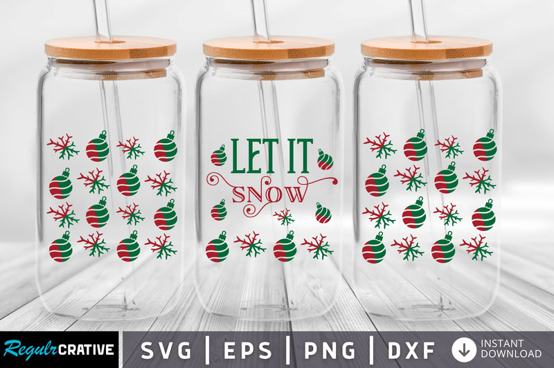 Let it snow SVG Design SVG Regulrcrative 