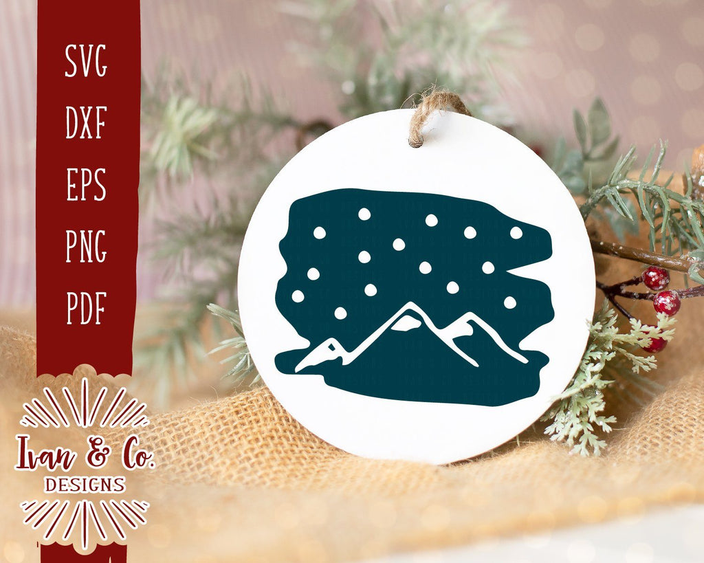 Let It Snow SVG Files | Christmas Decor SVG | Winter SVG | Mountains ...