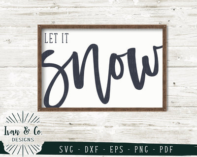 Let It Snow SVG Files | Christmas | Winter | Holidays SVG (740493515) SVG Ivan & Co. Designs 