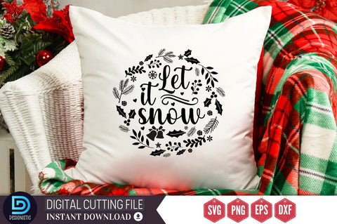 Let it snow SVG, Let it snow SVG DESIGNISTIC 