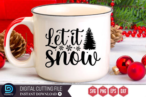 Let it snow SVG, Let it snow SVG DESIGNISTIC 
