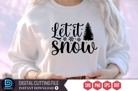 Let it snow SVG, Let it snow SVG DESIGNISTIC 