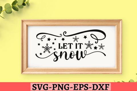 Let it snow SVG, Let it snow SVG DESIGNISTIC 