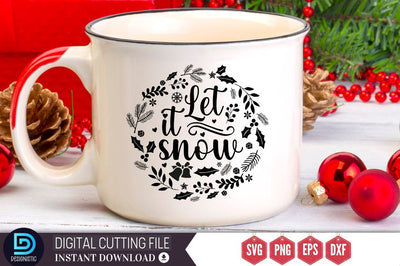 Let it snow SVG, Let it snow SVG DESIGNISTIC 