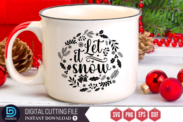 Let it snow SVG, Let it snow SVG DESIGNISTIC 