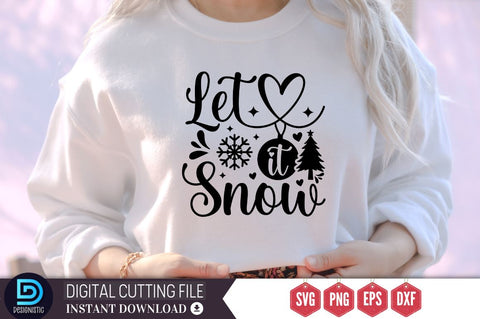 Let it snow SVG, Let it snow SVG DESIGNISTIC 