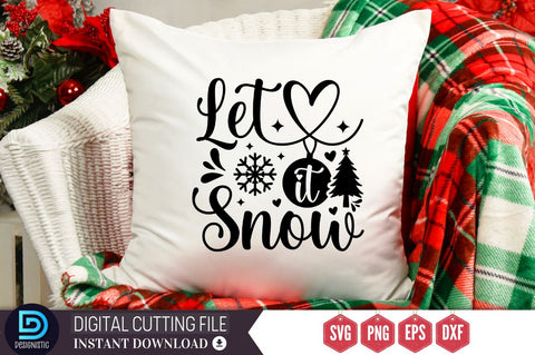 Let it snow SVG, Let it snow SVG DESIGNISTIC 