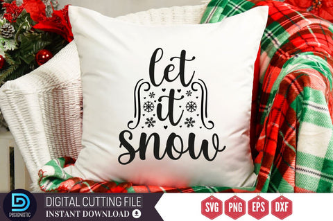 let it snow SVG, let it snow SVG DESIGNISTIC 