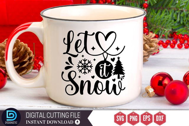 Let it snow SVG, Let it snow SVG DESIGNISTIC 