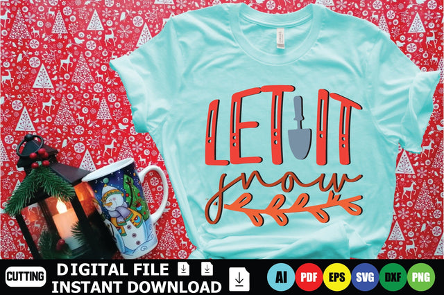 Let It Snow SVG Shahin alam 